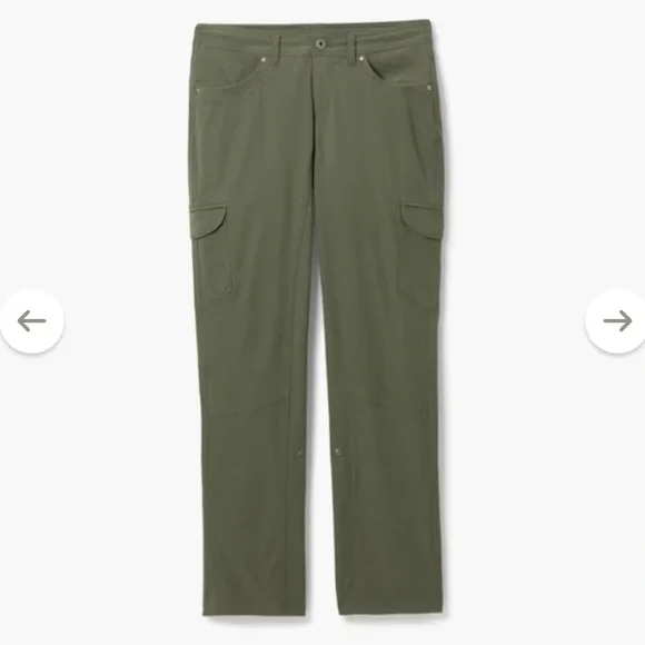 REI NWT Kühl Women’s Freeflex Roll-Up Hiking Pants- Dark Moss - Picture 2 of 9